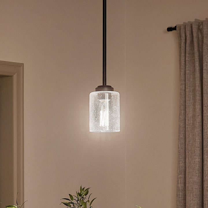 Kichler Canada - 44032BK - One Light Mini Pendant - Winslow - Black