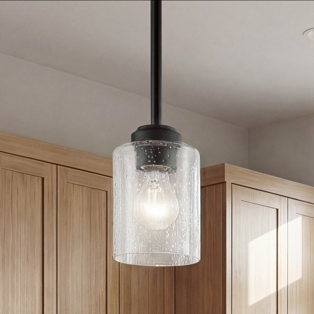 Kichler Canada - 44032BK - One Light Mini Pendant - Winslow - Black