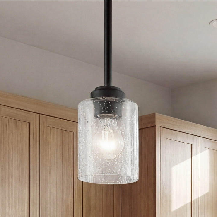 Kichler Canada - 44032BK - One Light Mini Pendant - Winslow - Black