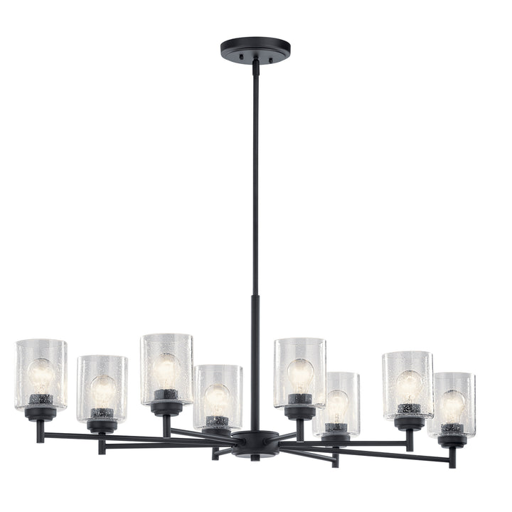 Kichler Canada - 44035BK - Eight Light Chandelier - Winslow - Black