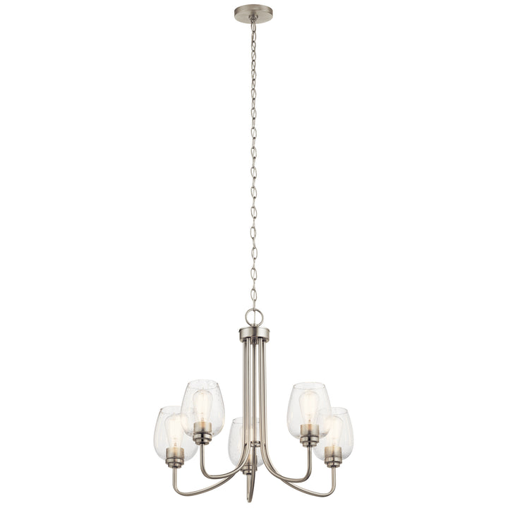 Kichler Canada - 44377NICS - Five Light Chandelier - Valserrano - Brushed Nickel