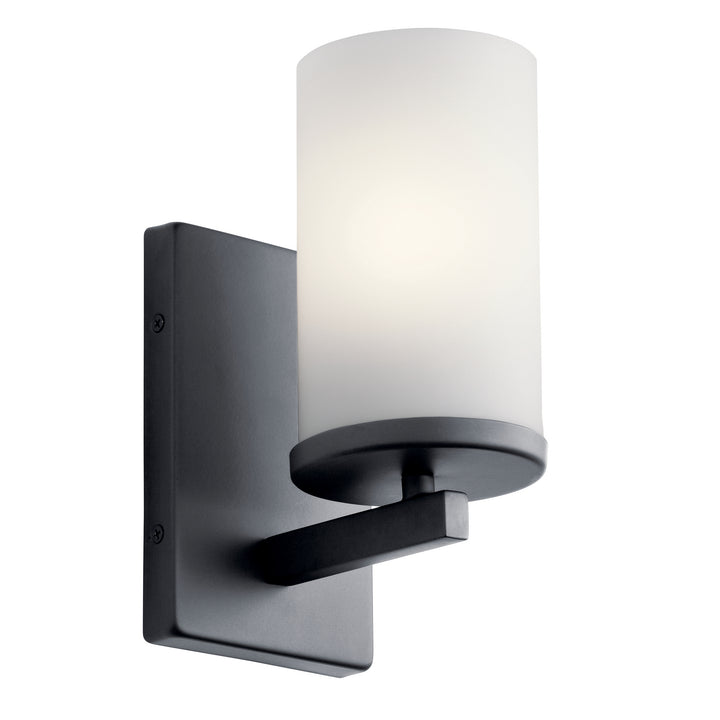 Kichler Canada - 45495BK - One Light Wall Sconce - Crosby - Black