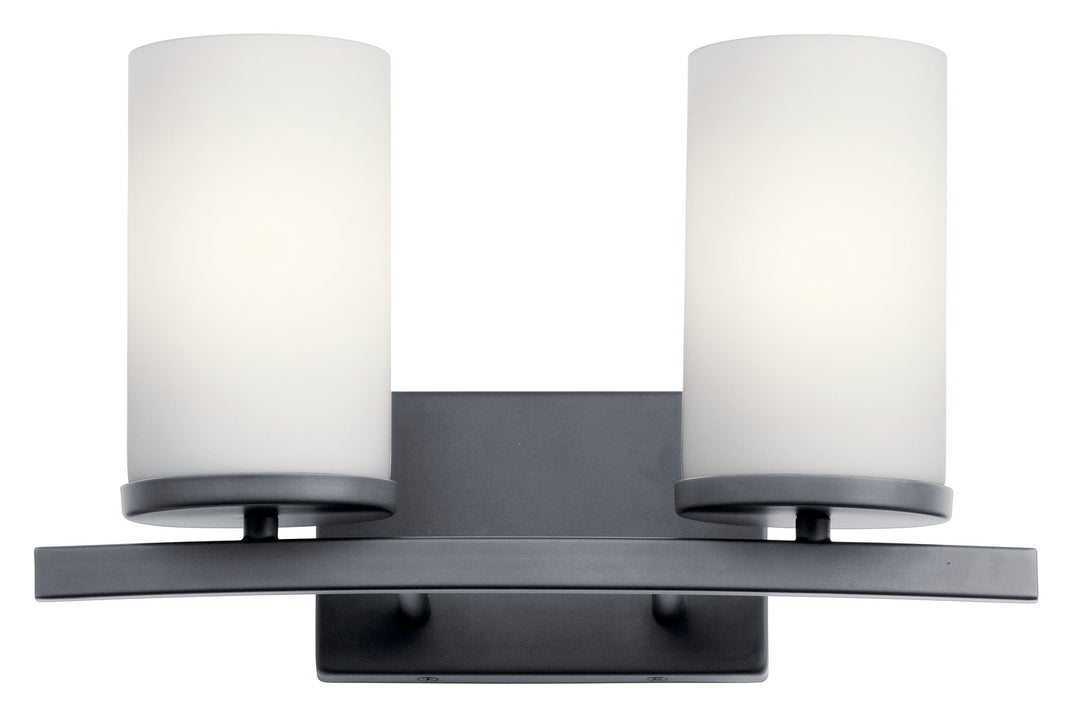 Kichler Canada - 45496BK - Two Light Bath - Crosby - Black
