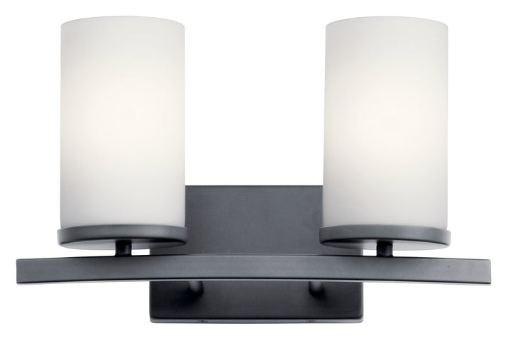 Kichler Canada - 45496BK - Two Light Bath - Crosby - Black