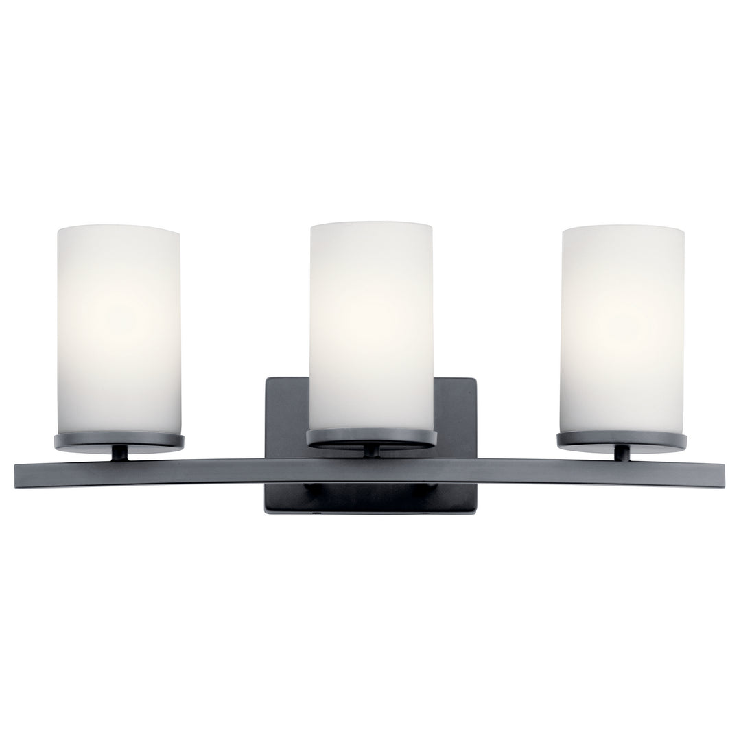 Kichler Canada - 45497BK - Three Light Bath - Crosby - Black