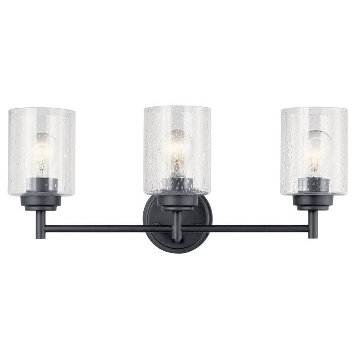 Kichler Canada - 45886BK - Three Light Bath - Winslow - Black