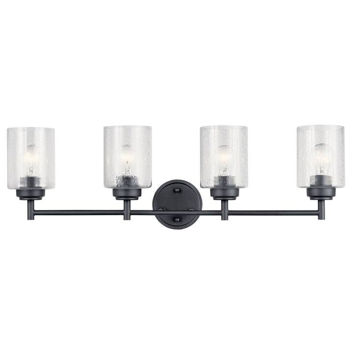 Kichler Canada - 45887BK - Four Light Bath - Winslow - Black