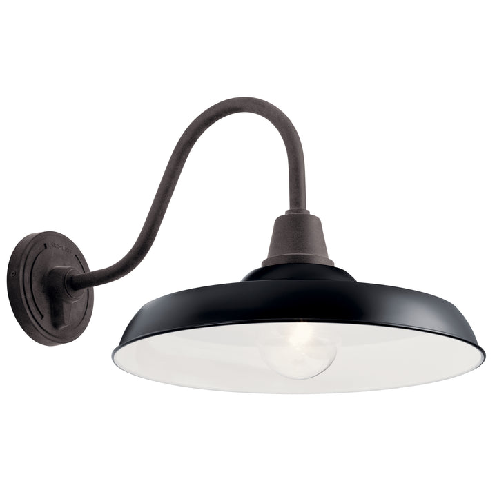Kichler Canada - 49991BK - One Light Outdoor Wall Mount - Pier - Black