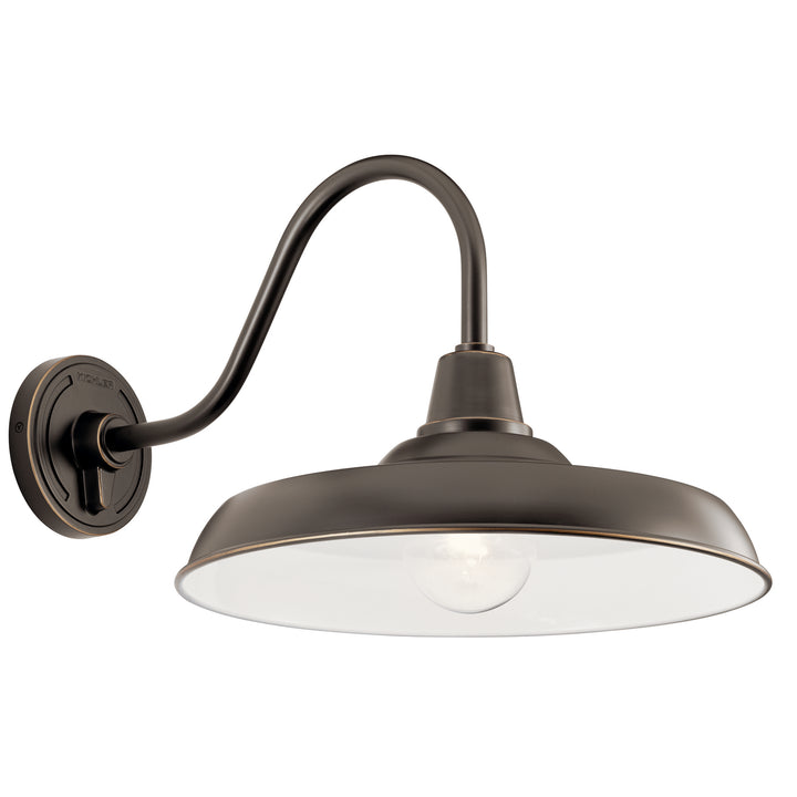 Kichler Canada - 49991OZ - One Light Outdoor Wall Mount - Pier - Olde Bronze
