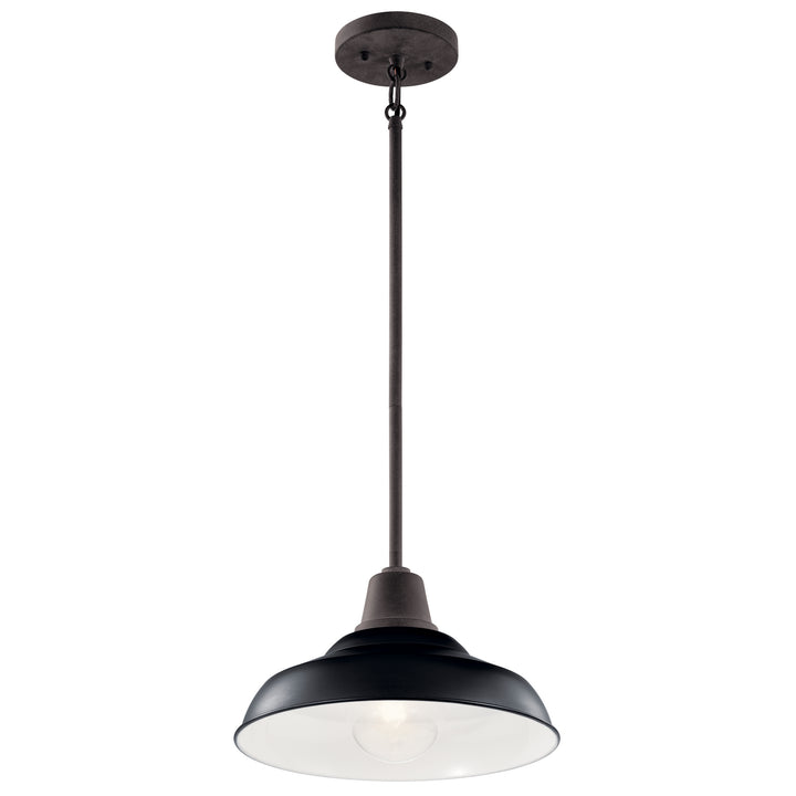 Kichler Canada - 49992BK - One Light Outdoor Pendant/Semi Flush - Pier - Black