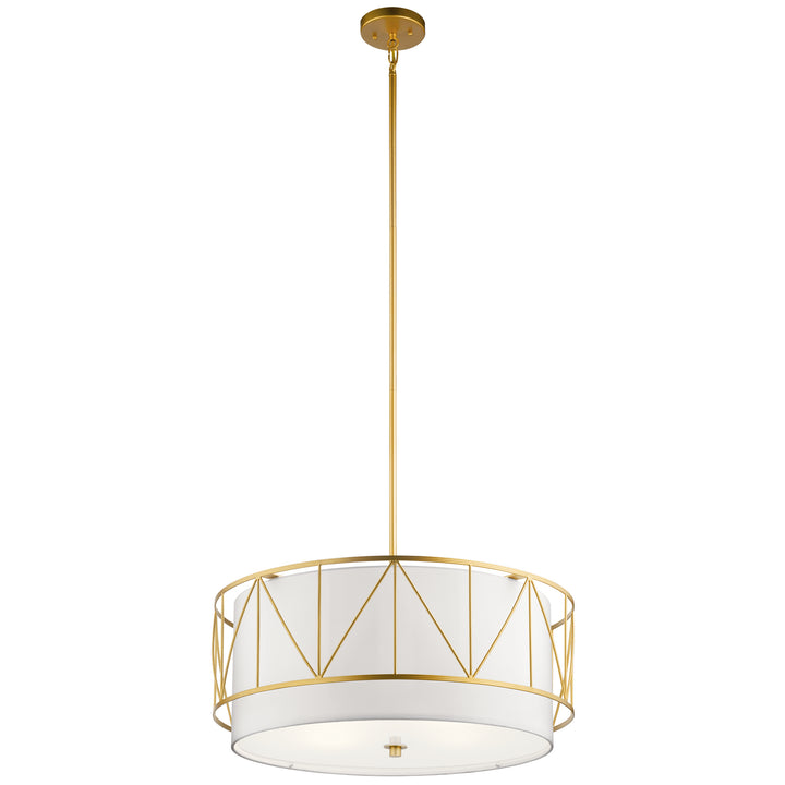 Kichler Canada - 52072CLG - Four Light Pendant - Birkleigh - Classic Gold