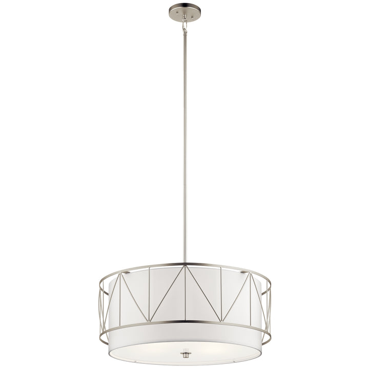 Kichler Canada - 52072SN - Four Light Pendant - Birkleigh - Satin Nickel