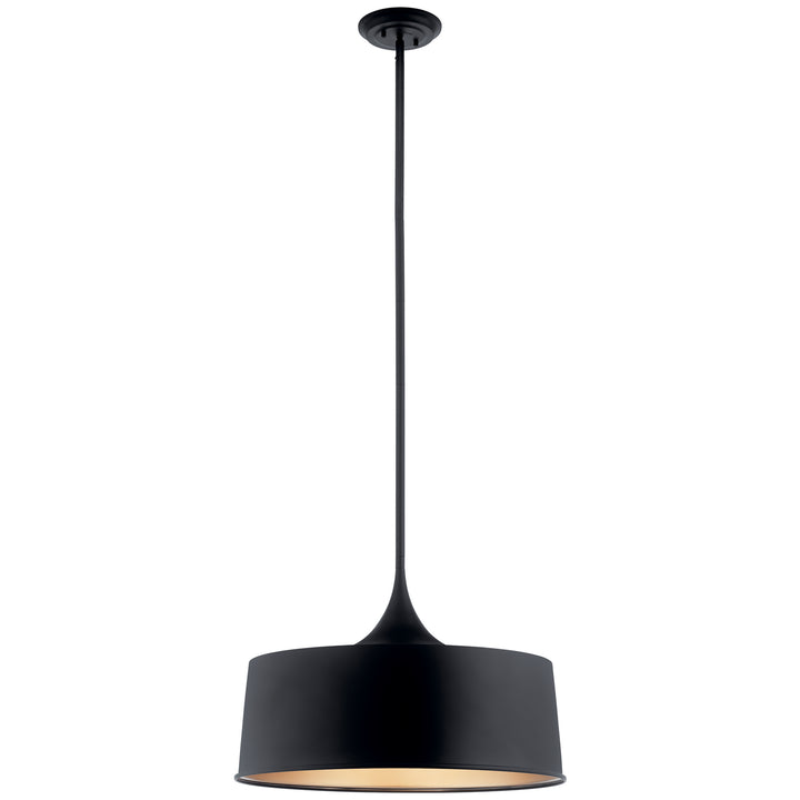 Kichler Canada - 52097BK - One Light Pendant/Semi Flush - Elias - Black