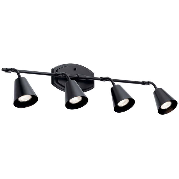 Kichler Canada - 52129BK - Four Light Rail Light - Sylvia - Black