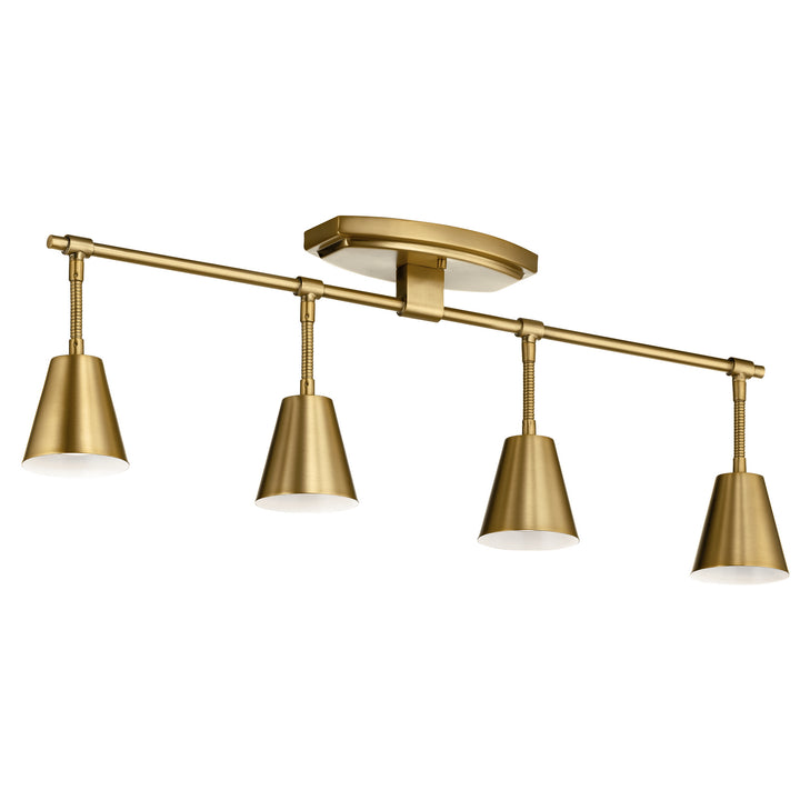 Kichler Canada - 52129BNB - Four Light Rail Light - Sylvia - Brushed Natural Brass
