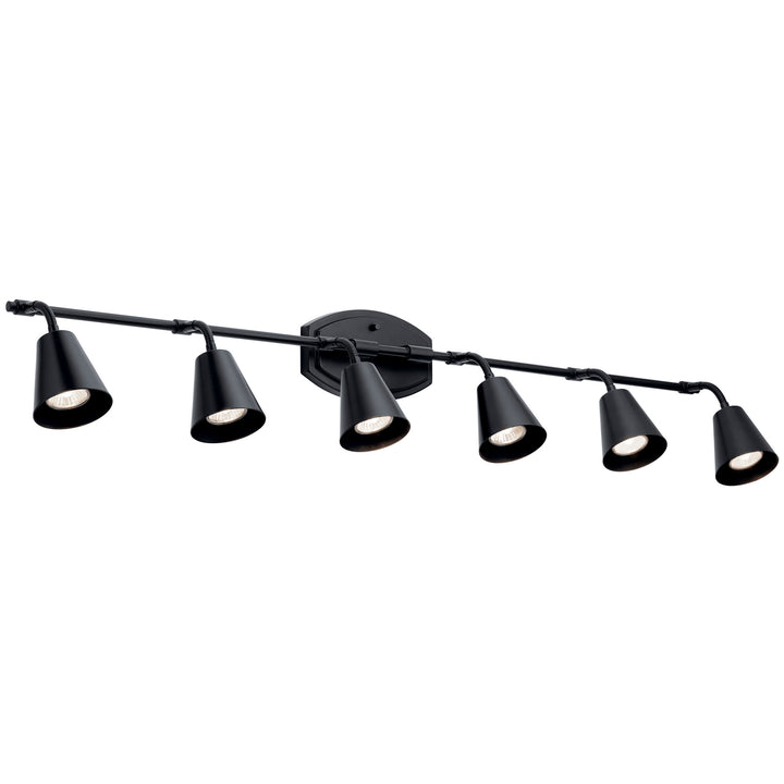 Kichler Canada - 52130BK - Six Light Rail Light - Sylvia - Black