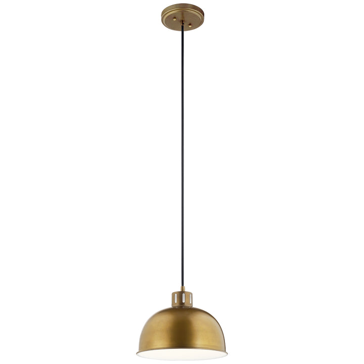 Kichler Canada - 52152NBR - One Light Pendant - Zailey - Natural Brass