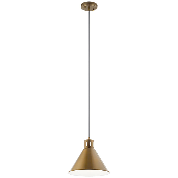 Kichler Canada - 52176NBR - One Light Pendant - Zailey - Natural Brass