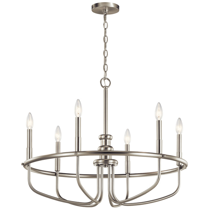 Kichler Canada - 52304NI - Six Light Chandelier - Capitol Hill - Brushed Nickel