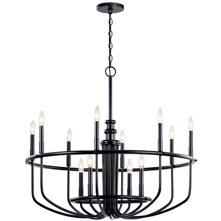 Kichler Canada - 52305BK - 12 Light Chandelier - Capitol Hill - Black