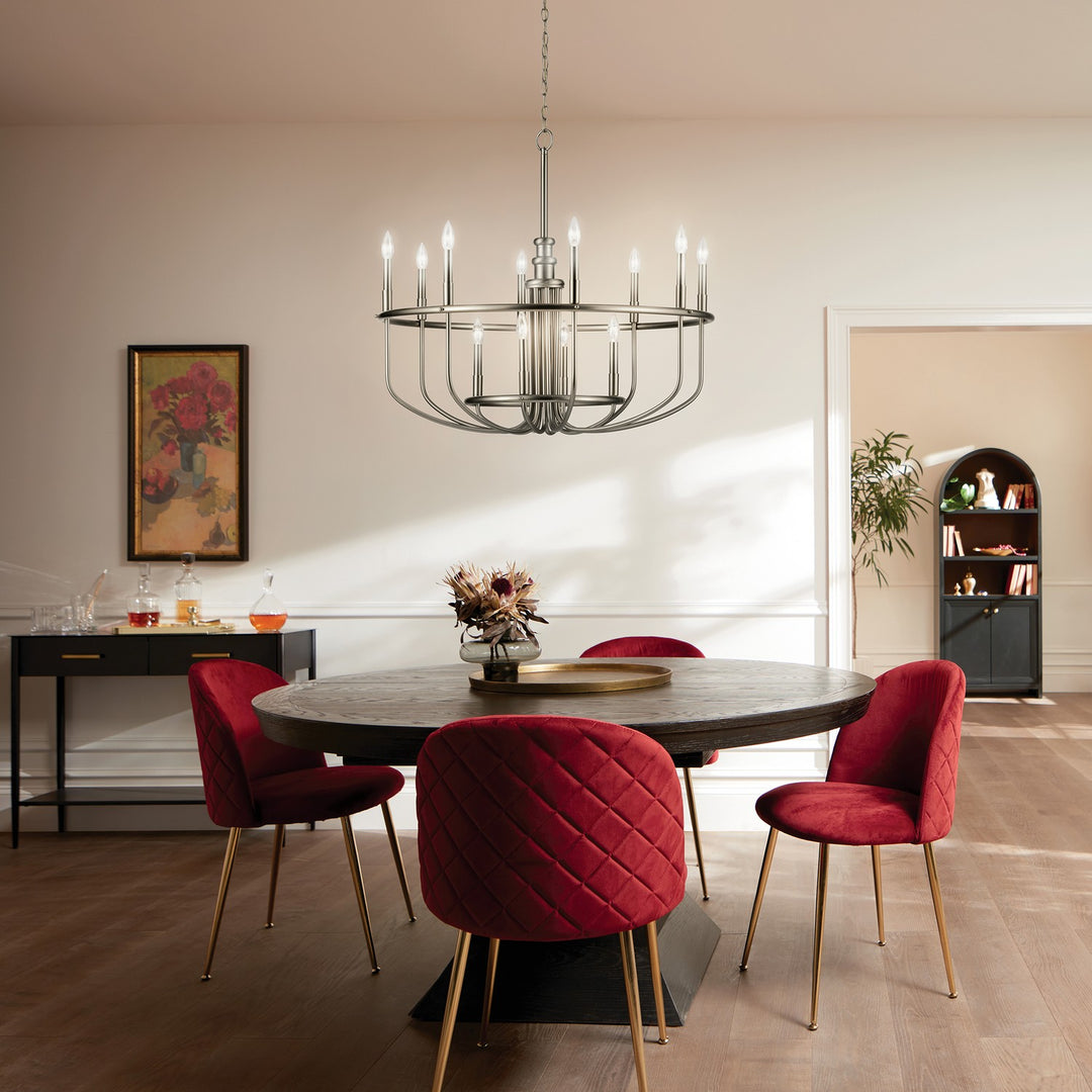 Kichler Canada - 52305NI - 12 Light Chandelier - Capitol Hill - Brushed Nickel