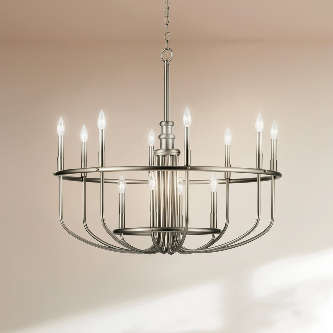 Kichler Canada - 52305NI - 12 Light Chandelier - Capitol Hill - Brushed Nickel