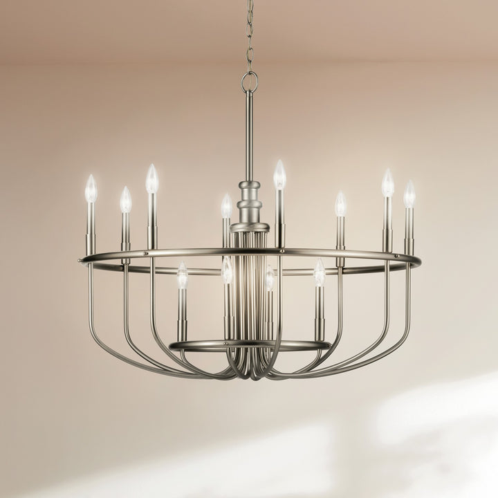 Kichler Canada - 52305NI - 12 Light Chandelier - Capitol Hill - Brushed Nickel