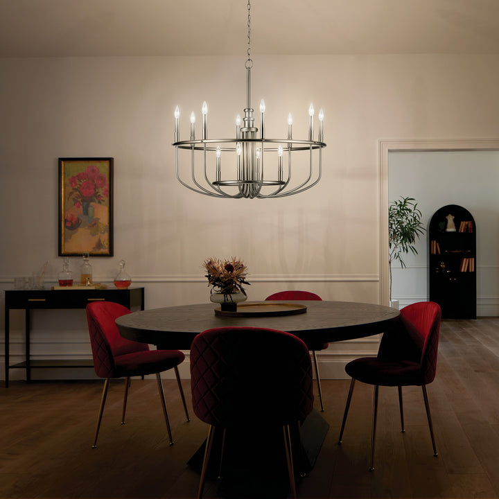 Kichler Canada - 52305NI - 12 Light Chandelier - Capitol Hill - Brushed Nickel