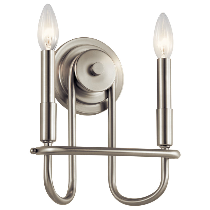 Kichler Canada - 52308NI - Two Light Wall Sconce - Capitol Hill - Brushed Nickel