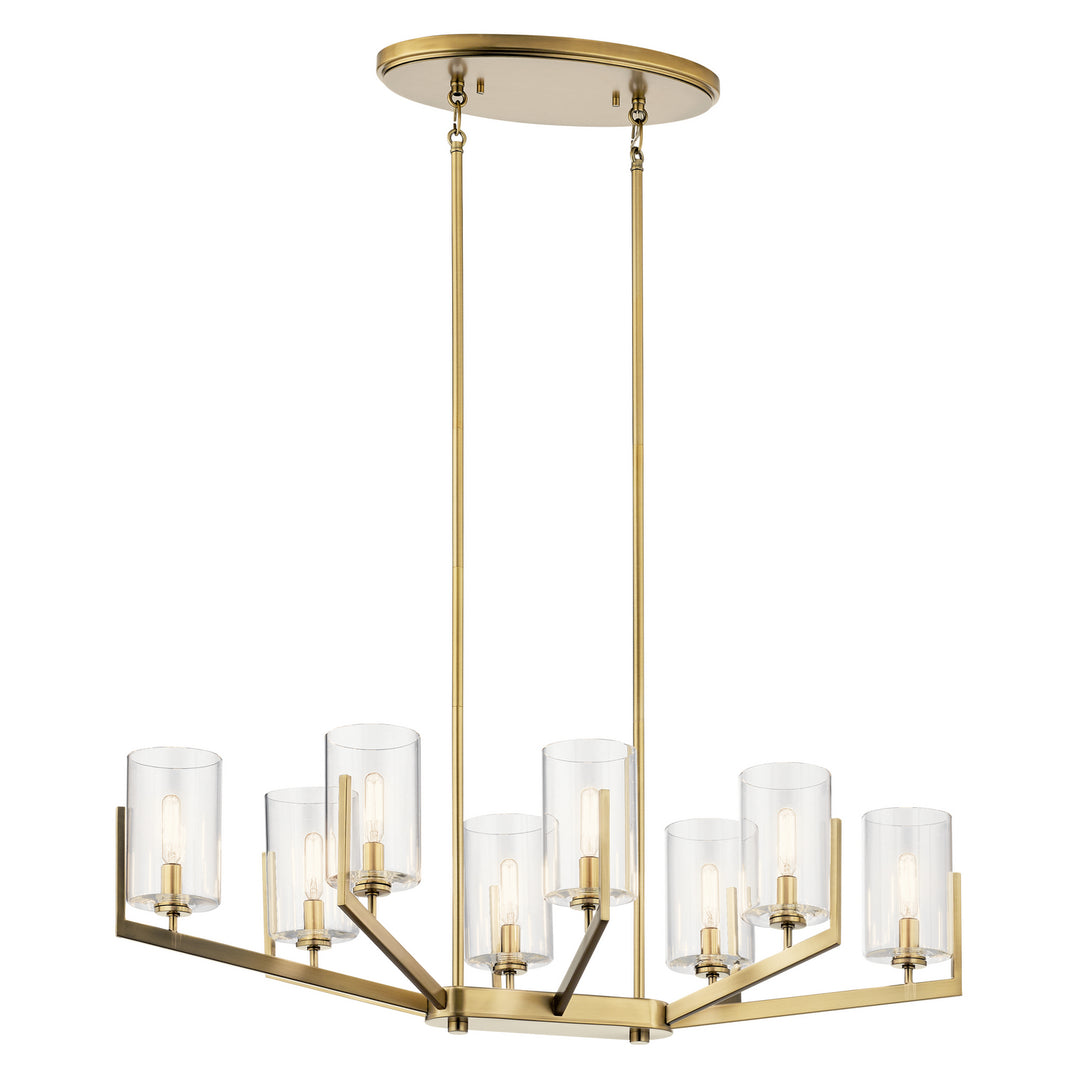 Kichler Canada - 52315BNB - Eight Light Chandelier - Nye - Brushed Natural Brass
