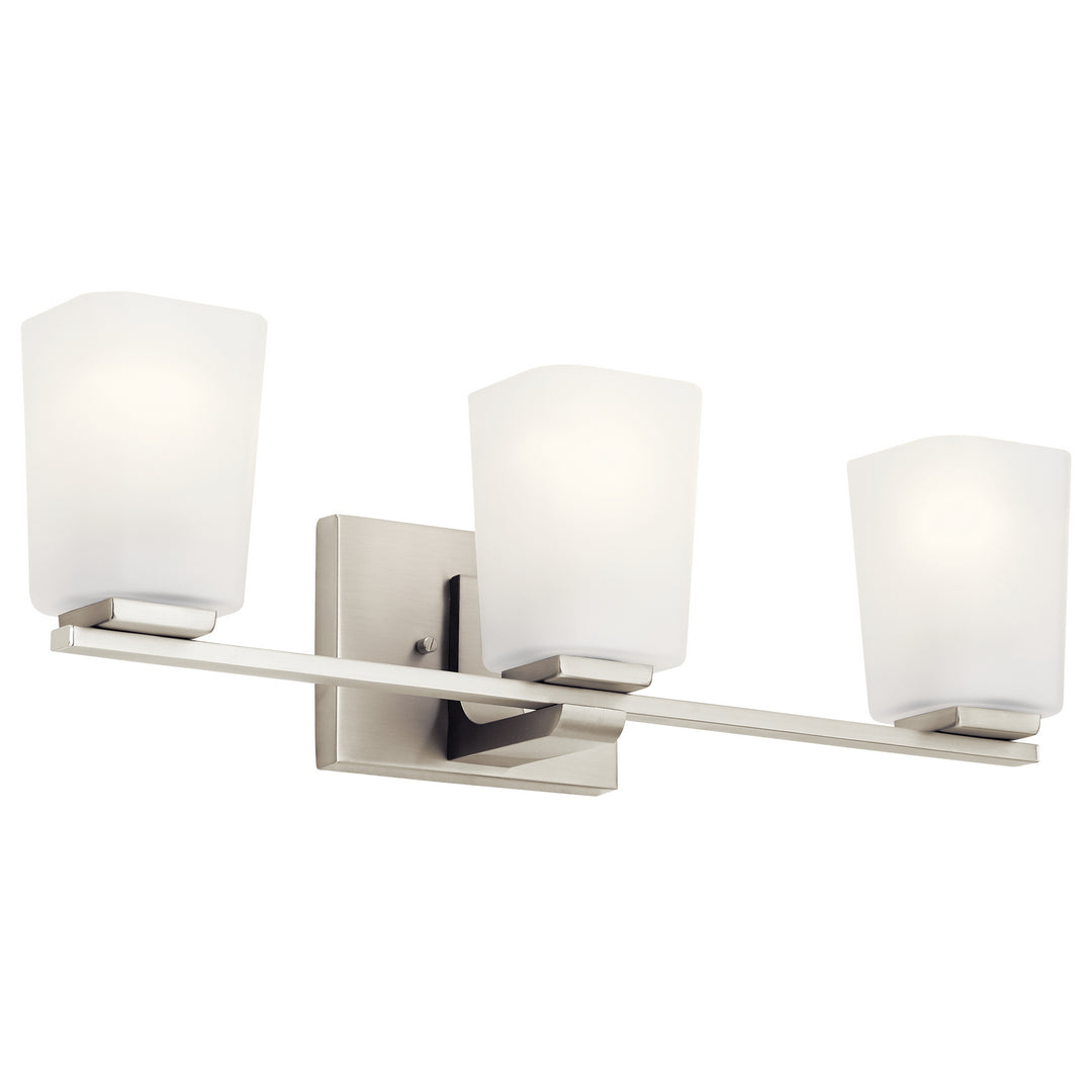 Kichler Canada - 55017NI - Three Light Bath - Roehm - Brushed Nickel