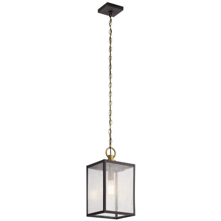Kichler Canada - 59008WZC - One Light Outdoor Pendant/Semi Flush - Lahden - Weathered Zinc