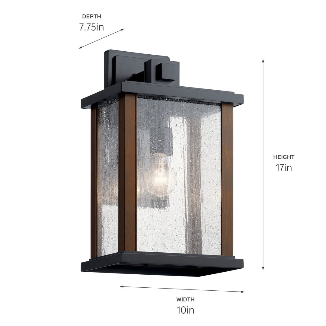Kichler Canada - 59018BK - One Light Outdoor Wall Mount - Marimount - Black