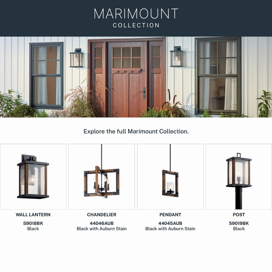Kichler Canada - 59019BK - One Light Outdoor Post Mount - Marimount - Black