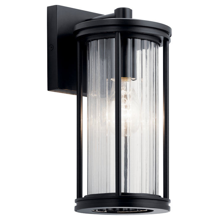 Kichler Canada - 59022BK - One Light Outdoor Wall Mount - Barras - Black