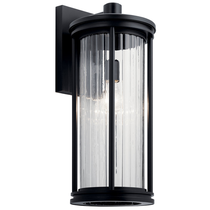 Kichler Canada - 59024BK - One Light Outdoor Wall Mount - Barras - Black