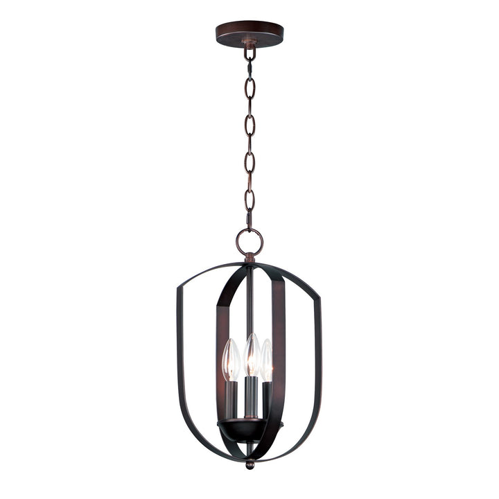 Maxim - 10033OI - Three Light Chandelier - Provident - Oil Rubbed Bronze
