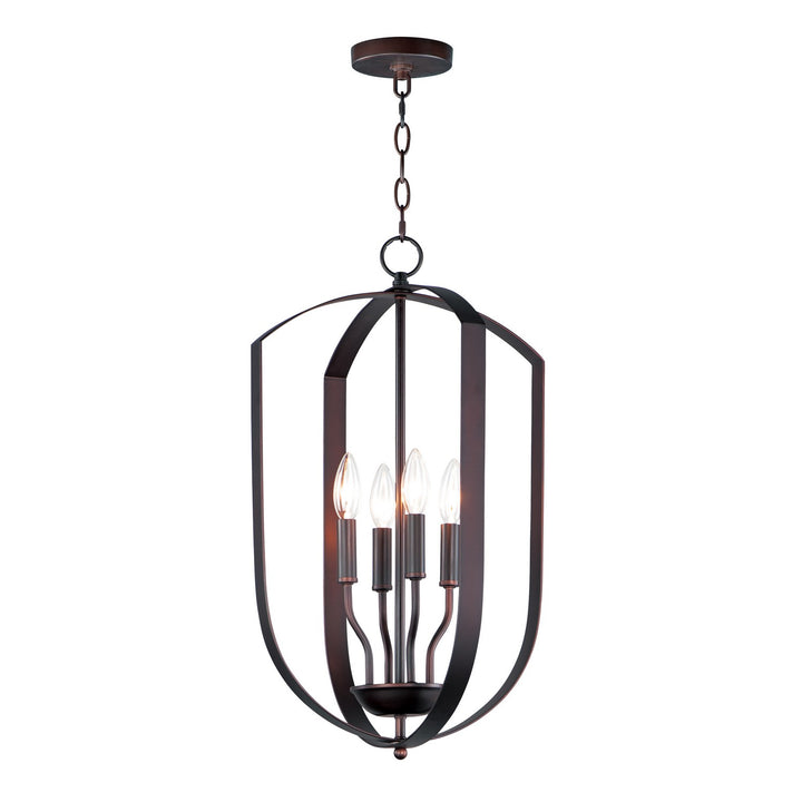 Maxim - 10034OI - Four Light Chandelier - Provident - Oil Rubbed Bronze