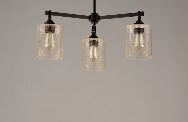 Maxim - 25273SSBZ - Three Light Chandelier - Stonehenge - Bronze