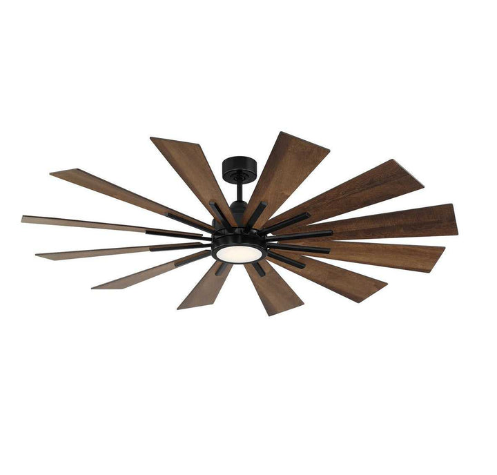 Meridian - M2024MBK - 60" Ceiling Fan - Farmhouse - Matte Black