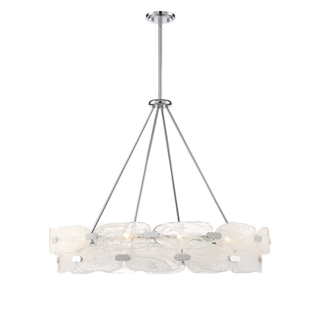 Vasare 12 Light Pendant in Chrome Savoy House
