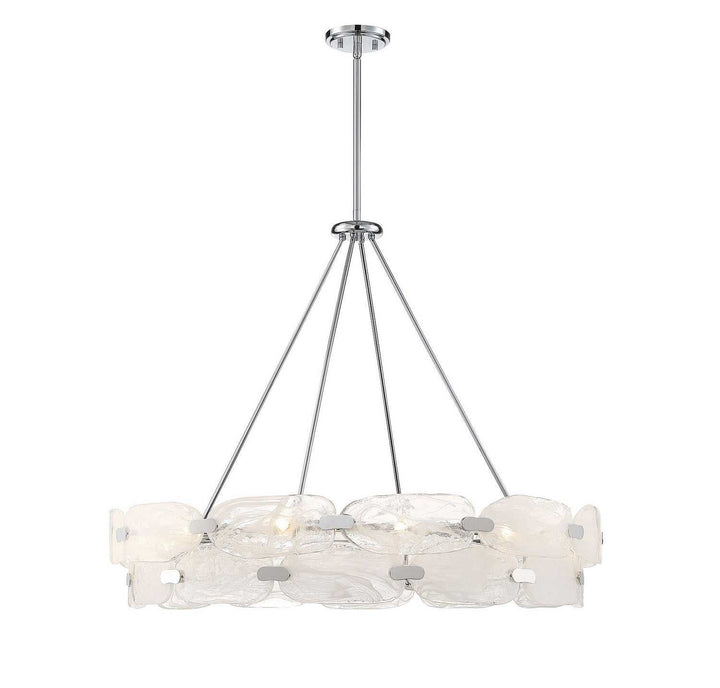 Vasare 12 Light Pendant in Chrome Savoy House