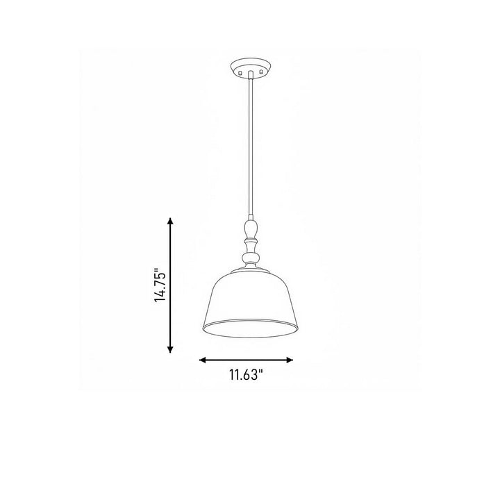 Savoy House - 7-3751-1-322 - One Light Pendant - Berg - Warm Brass
