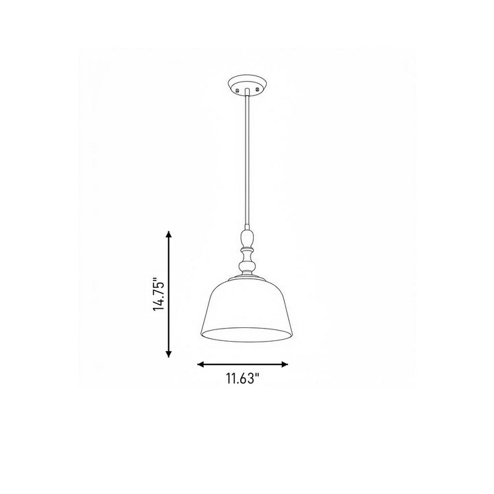 Savoy House - 7-3751-1-89 - One Light Pendant - Berg - Matte Black