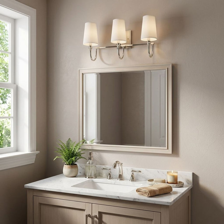 Savoy House - 8-2542-3-109 - Three Light Bath Bar - Cameron - Polished Nickel