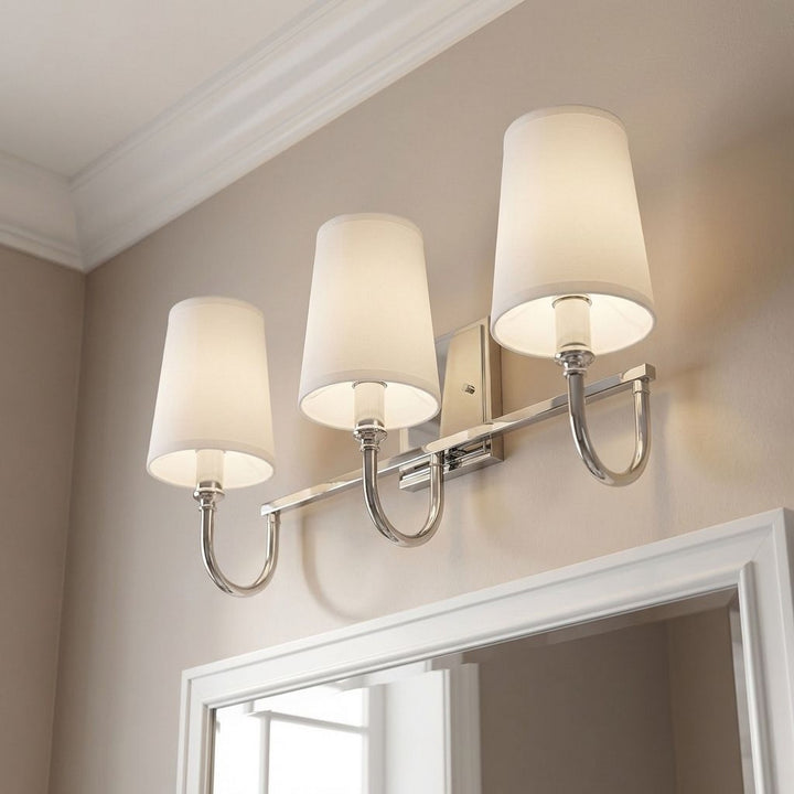 Savoy House - 8-2542-3-109 - Three Light Bath Bar - Cameron - Polished Nickel