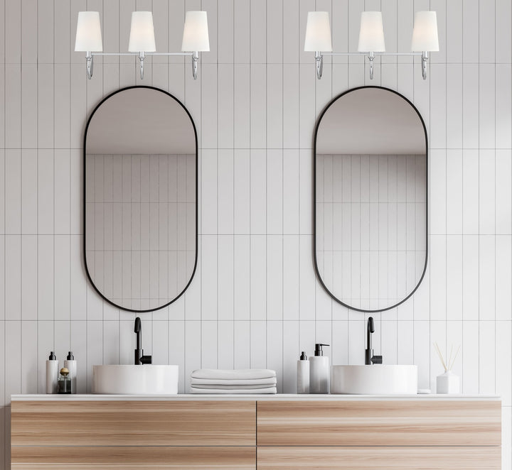 Savoy House - 8-2542-3-109 - Three Light Bath Bar - Cameron - Polished Nickel