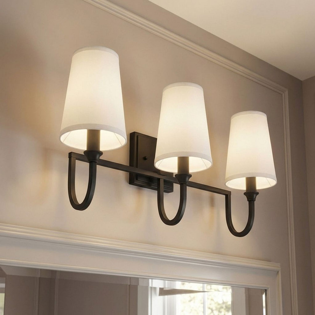 Savoy House - 8-2542-3-89 - Three Light Bath Bar - Cameron - Matte Black