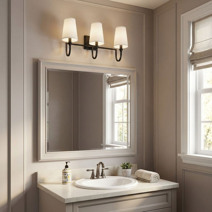 Savoy House - 8-2542-3-89 - Three Light Bath Bar - Cameron - Matte Black