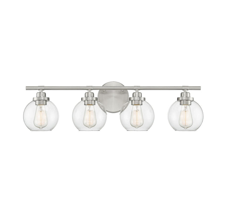 Savoy House - 8-4050-4-SN - Four Light Bath Bar - Carson - Satin Nickel